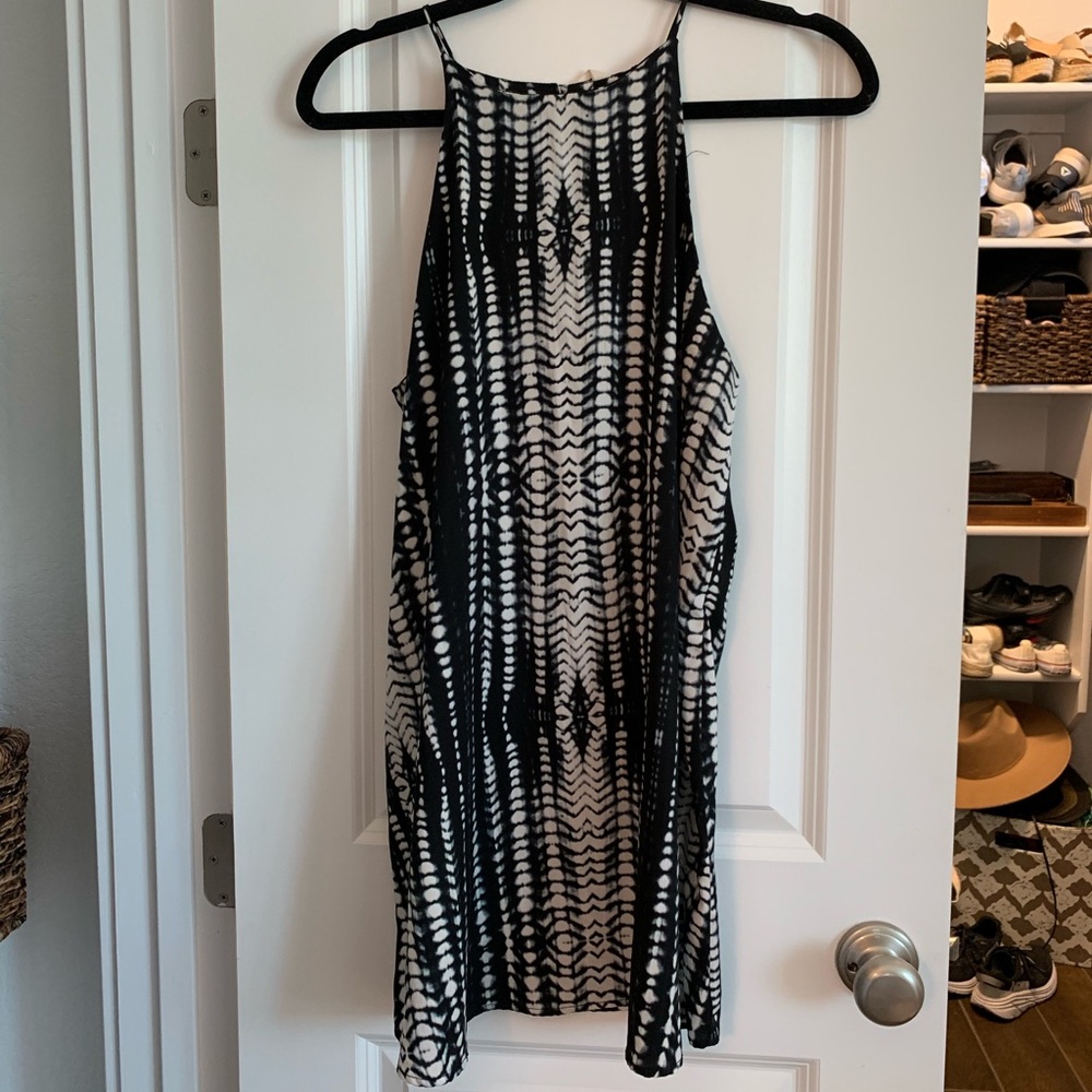 Tye dye black dress